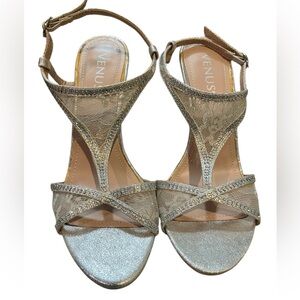 Venus silver Women's Sandals 4.5" heel